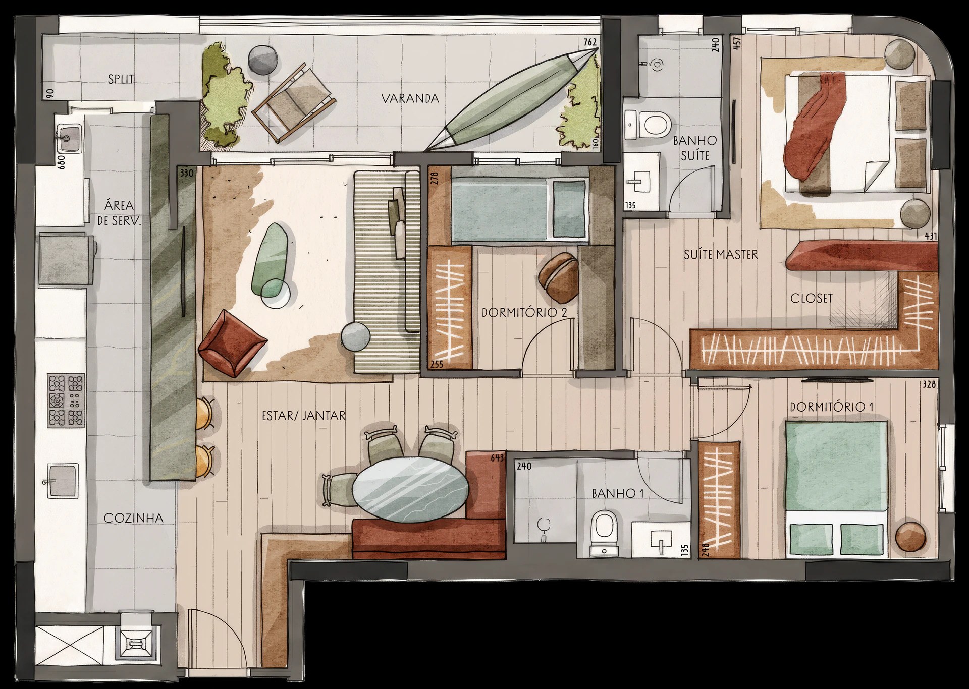 Apartamentos de 100m²